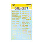 LGM01-GO LGMデカール1 ゴールド（1枚入）