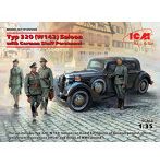 【再販】35539 1/35 ドイツ Typ320 （W142） スタッフカー w/ドイツスタッフ
