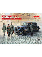 【再販】35539 1/35 ドイツ Typ320 （W142） スタッフカー w/ドイツスタッフ