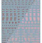 1/144 GMコーションデカールNo.11「オペレーションテキスト＃1」レッド＆ネオンレッド