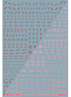 1/144 GMコーションデカールNo.12「オペレーションテキスト＃2」レッド＆ネオンレッド