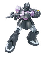 【8月再生産分】HGUC 1/144 68 ザク I（黒い三連星仕様）
