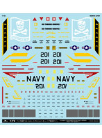 A-72086 アシタのデカール 1/72 F-14A VF-84 ジョリーロジャース「旗を掲げろ！」