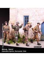 ［RDM35047］1/35 WWII 歩け！ジェリー！降伏した武装SS兵捕虜を連行する英兵 ノルマンディー1944（4体セット）
