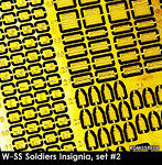 ［RDM35PE08］1/35 WWII ドイツ武装親衛隊記章セット♯2