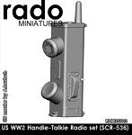 ［RDM35S02］1/35 WWII アメリカ軍携帯無線機SCR-536（ハンディートーキー）セット6個入