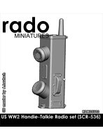 ［RDM35S02］1/35 WWII アメリカ軍携帯無線機SCR-536（ハンディートーキー）セット6個入