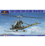 PE7252 1/72 ヒラー UH-12B/OH-23B レイヴン 米陸軍、フランス、スイス軍