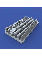 ［RM1033］1/72 WWII ジオラマアクセサリー テントと寝袋セット