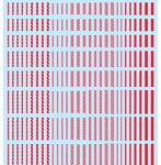 ラインデカール2 レッド（1枚入）