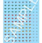 フレームアームズ・ガール 瞳デカールセット13 スティレットXF-3用