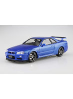 1/24 プリペイントモデル ニッサン BNR34 スカイライン GT-R V・spec II ’00 ベイサイドブルー
