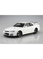 1/24 プリペイントモデル ニッサン BNR34 スカイライン GT-R V・spec II ’00 ホワイト