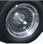 1/24 ザ☆チューンドパーツNo.109 ワイヤーホイール（シルバーメッキ） 13インチ