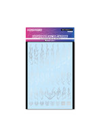 ファイアトライバルデカール アウトライン シルバー（1枚入）