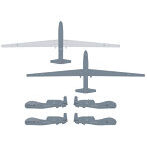 1/72 航空自衛隊 無人偵察機 RQ-4B グローバルホーク 三沢基地 偵察航空隊