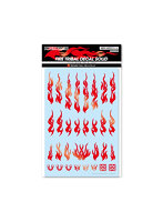 ファイアトライバルデカール ソリッド メタリックレッド（1枚入）