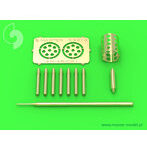 1/48 A-10 サンダーボルトII用 ピトー管＆GAU-8 アベンジャー機関砲ディテールアップパーツセット