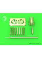 1/48 A-10 サンダーボルトII用 ピトー管＆GAU-8 アベンジャー機関砲ディテールアップパーツセット