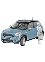 1/24 ミニ クロスオーバー w/女子学生フィギュア