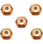 【再販】2mmアルミロックナット （オレンジ5個）