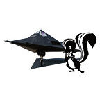 1/144 アメリカ空軍 ステルス戦闘機 F-117 ナイトホーク スカンクワークス