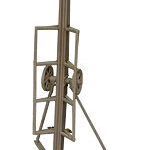 ブレンガン 1/144 バッフェム・ナッター用 発射台/トレーラー