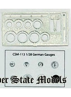 コッパーステートモデル 1/28 WWI ドイツ機用計器盤 エッチング