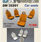 ダンモデルズ 1/35 車のシート（4個入り）