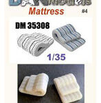 ダンモデルズ 1/35 マットレス ＃4 （折畳状態、2個入り）
