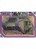 エマー 1/35 英マークIV雄6ポンド砲搭載菱形戦車WW1