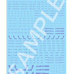 HJモデラーズデカール セイラマスオ専用セット02   ［Mブルー］