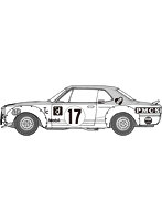 1/24 インチアップシリーズNo.287 スカイライン2000GT-R（KPGC10）ラバーソウルGT-R