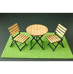 1/12 アイアンガーデニングテーブル＆チェアー