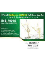 インフィニモデル 1/700 日本海軍 戦艦 大和 最終時用 （PIT用） 艦船用真ちゅう製マストセット