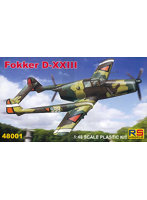 RSモデル 1/48 フォッカーD-XXIII オランダ 双発戦闘機