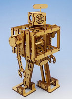 ゴム動力二足歩行 ボードボット 1 号機