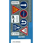 テトラモデルワークス TA0022 1/24 韓国道路標識セット1