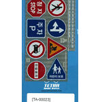 テトラモデルワークス TA0023 1/24 韓国道路標識セット2
