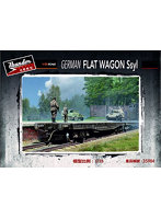 サンダーモデル 1/35 独・重平貨車 Ssyl 50トン搭載戦車運搬用