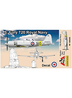 アーゼナル 1/48 イギリス軍 ホーカー・シーフューリーT.20 複座練習機