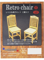 1/12 レトロな椅子セットB 2脚入り