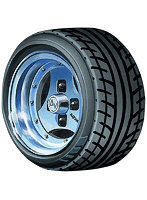 【再販】ザ☆チューンドパーツNo.90 1/24 アドバンA3A 浅リム 14インチ