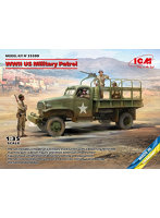 ICM 1/35 WWII G7107 米軍パトロール軍用車 w/MG M1919A4