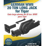 アモ 1/35 WW.II ドイツ軍 タイガー戦車用 20トンジャッキ ロング