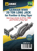 アモ 1/35 WW.II ドイツ軍 パンター・キングタイガー戦車用 20トンジャッキ ロング