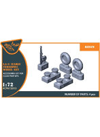 クリアープロップ 1/72 ラヴォーチキン La-5 初期型 ホイールセット