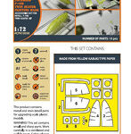 クリアープロップ 1/72 F-16B 複座型 塗装マスクシール