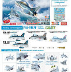 フリーダムモデルキット コンパクトシリーズ:F/A-18E/F スーパーホーネット VFC-12米海軍戦闘機兵器学校 ’トップガン’