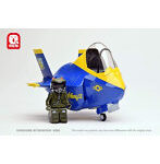 キティホークモデル Qメン飛行機シリーズ アメリカ空軍 F-35B ライトニング2 w/パイロットフィギュア